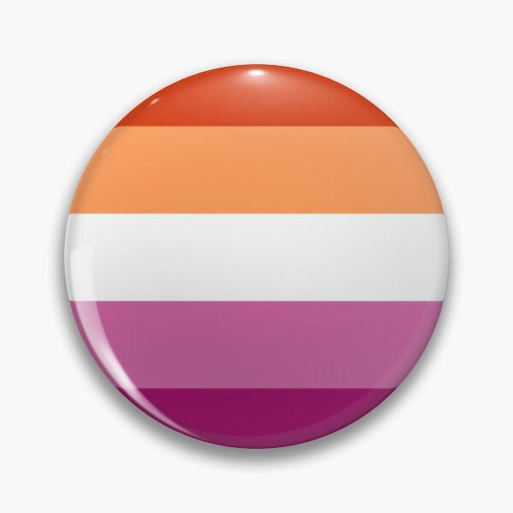 Ethnic Modern Fashion - Lesbische Pride Vlag Pin Knopen Broches
