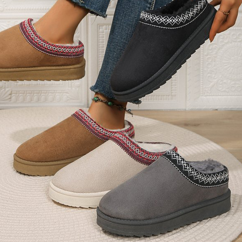Ethnic Fashion Online - Snowboots voor dames Casual instapper Wol