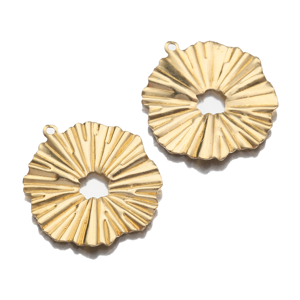 Ethnic Fashion Jewellery - 20 Stks/partij Messing Zon Bloemen Bedels