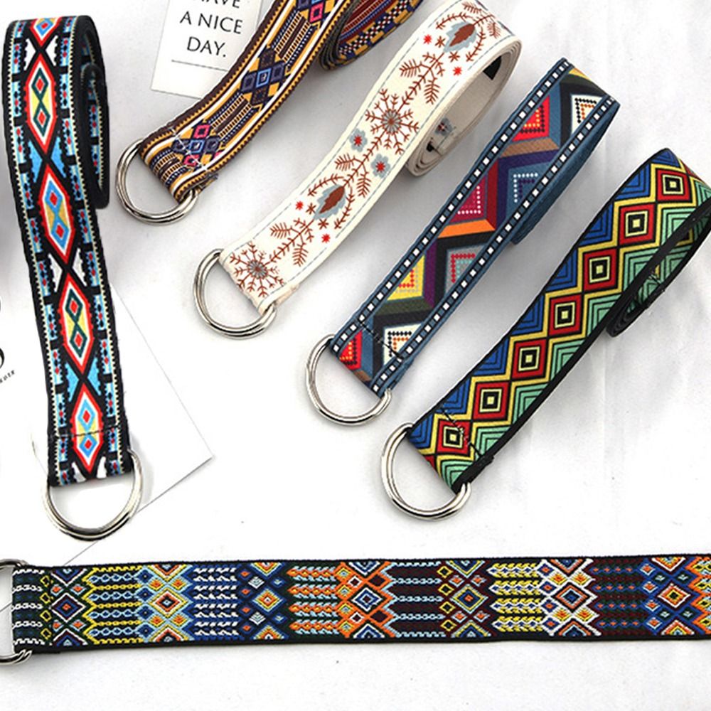 Men'S Ethnic Fashion Trends - Dames Heren Nylon Gevlochten Canvas Dubbele