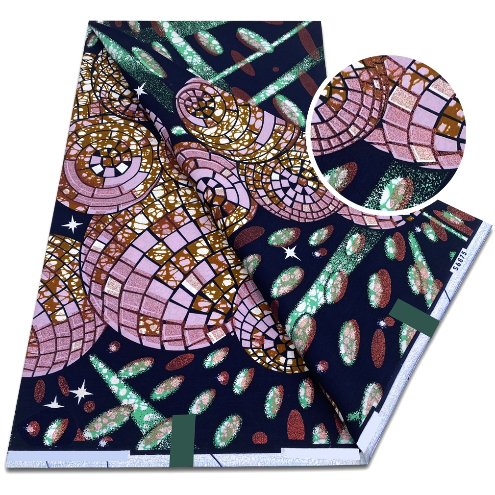 African Ankara Print - Nieuwe Strooi Afrikaanse Grand Super Batik