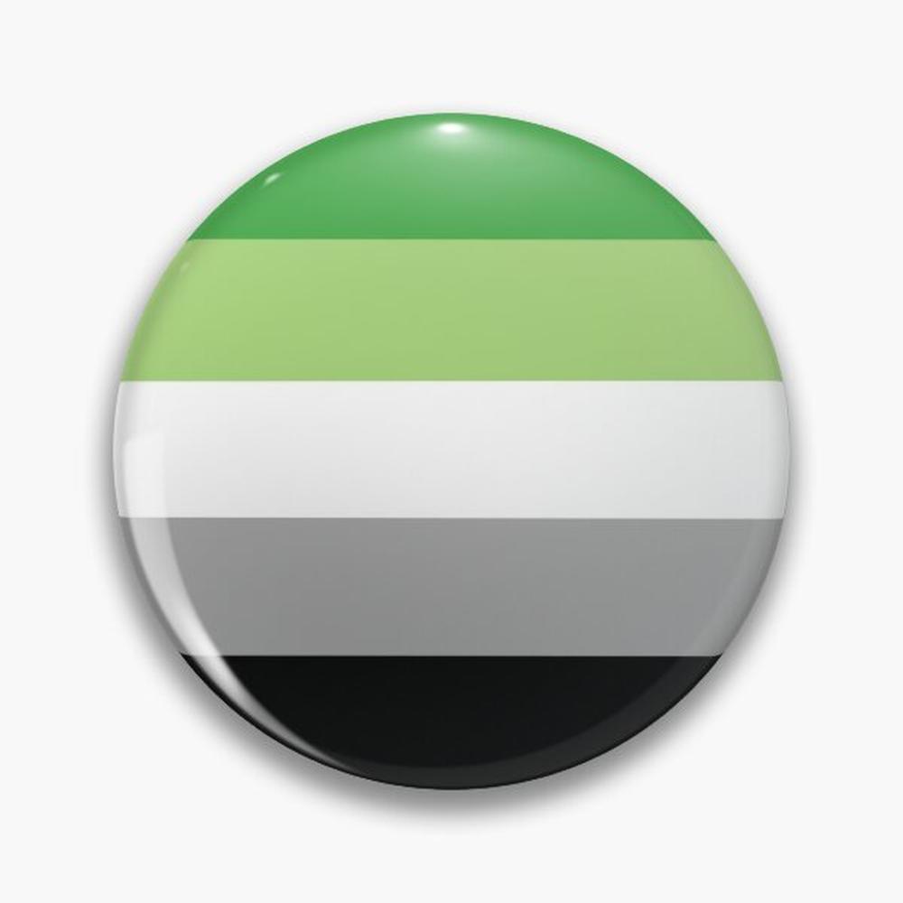 Ethnic Modern Fashion - Aromantic Vlag Pin Knoppen Broches Sieraden