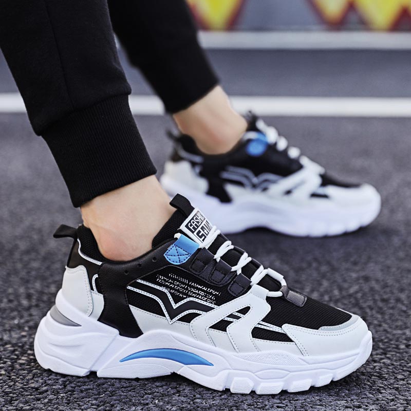 Ethnic Fashion Show Ideas - Big Size Chunky Hoogte Man Sneakers