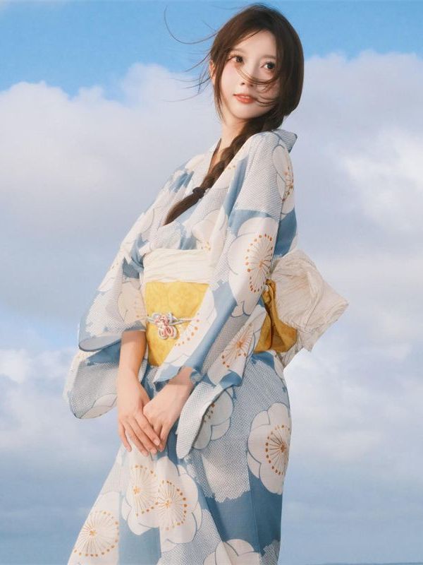 Ethnic Fashion Online - Traditionele Japanse stijl kimono-jurk voor meisjes