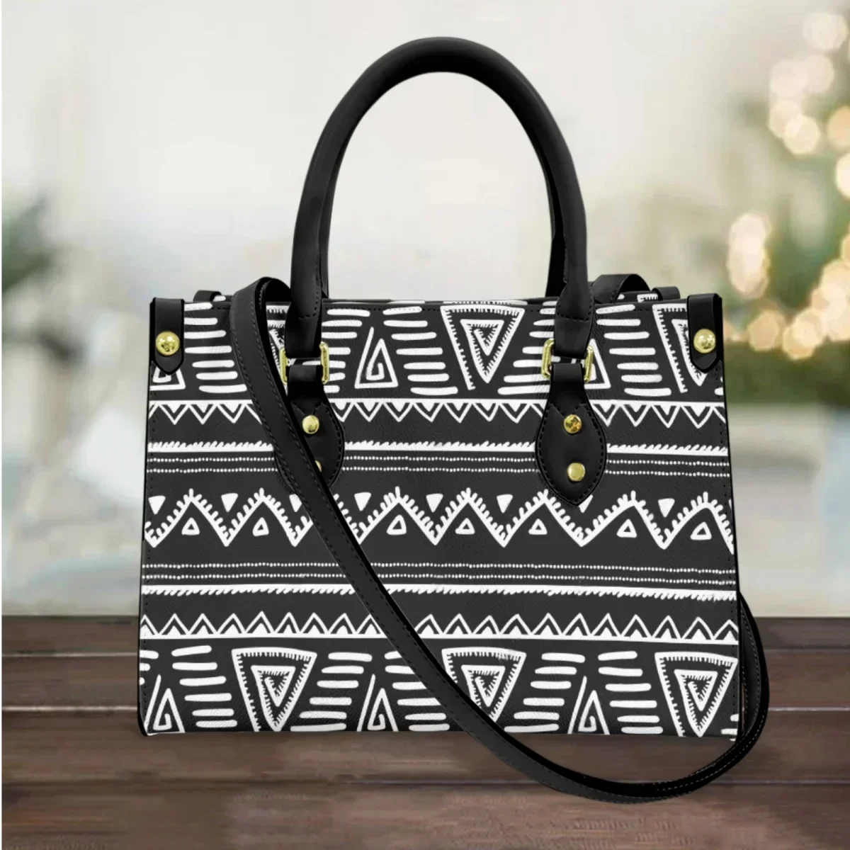 Ethnic Chic Fashion - Vintage etnische PU lederen schoudertas dames