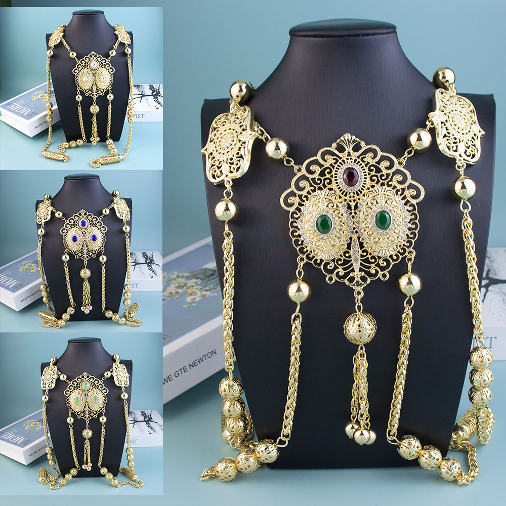 Ethnic Chic Fashion - Sunspicems Chique Marokkaanse Bruid Lichaamsjuwelen Algeria