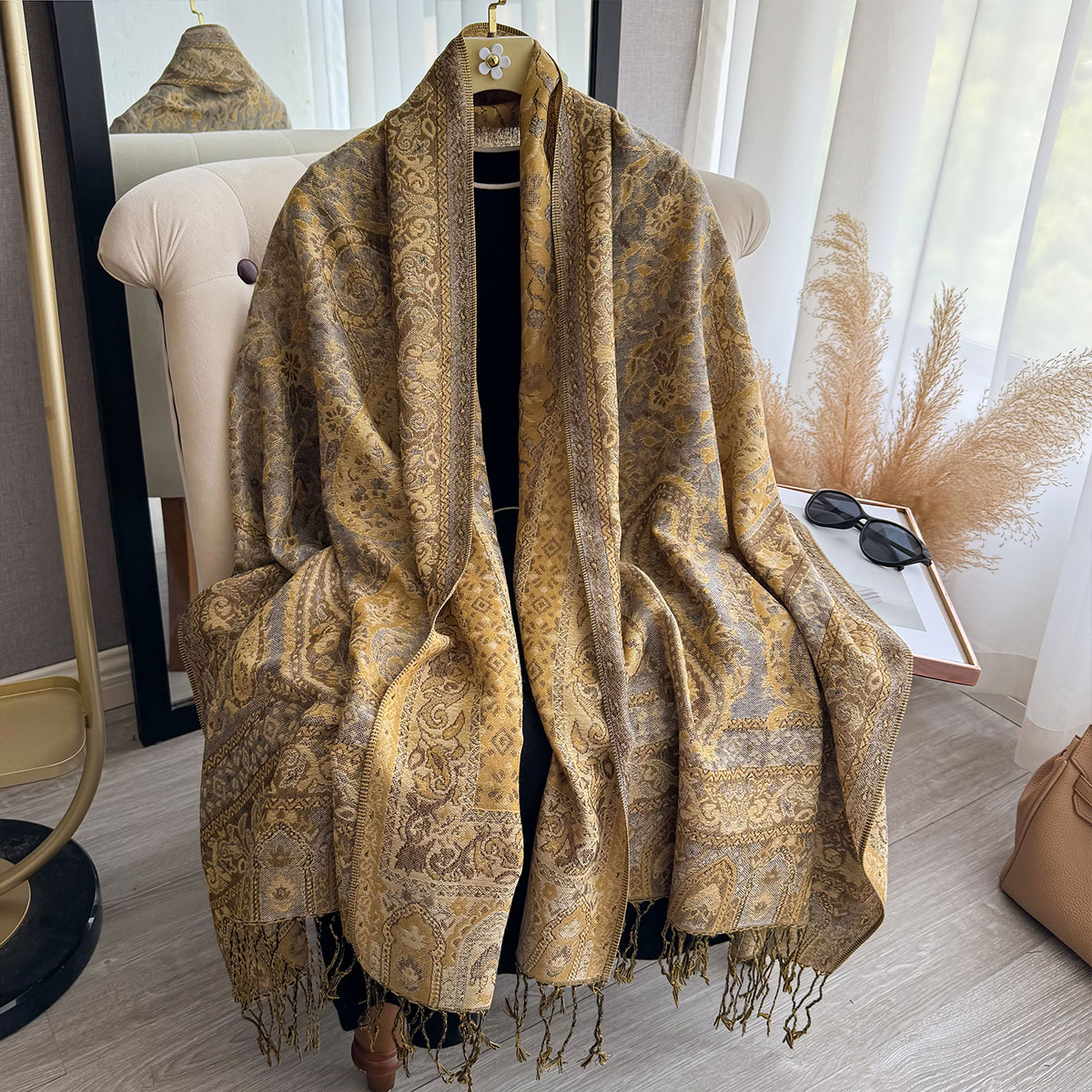 Ethnic Fashion Design - 2025 Kwastje Deken Ontwerp Etnische Stijl