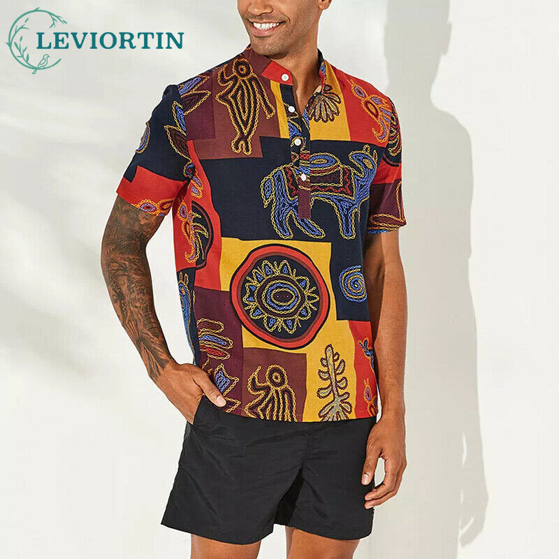 Men'S Ethnic Fashion Trends - Zomer 2022 nieuwe Europese en Amerikaanse