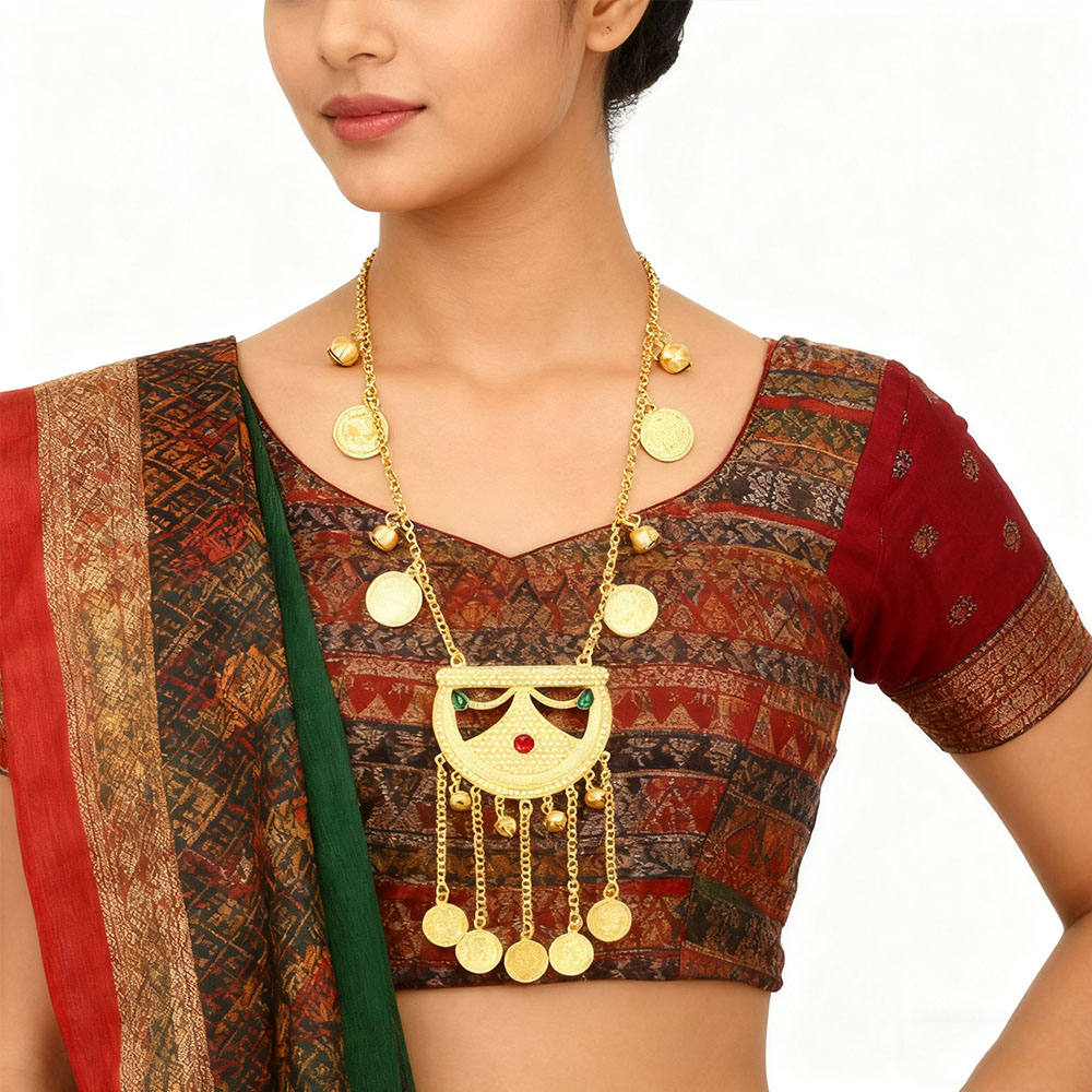Ethnic Fashion Pakistan - Afghaanse Pakistan Traditionele Munten Maan Ketting