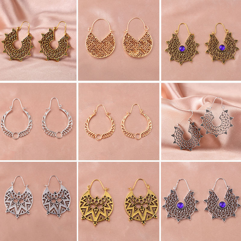 Ethnic Fashion Instagram - Holle Gesneden Instagram Geometrische Waaiervormig Voor