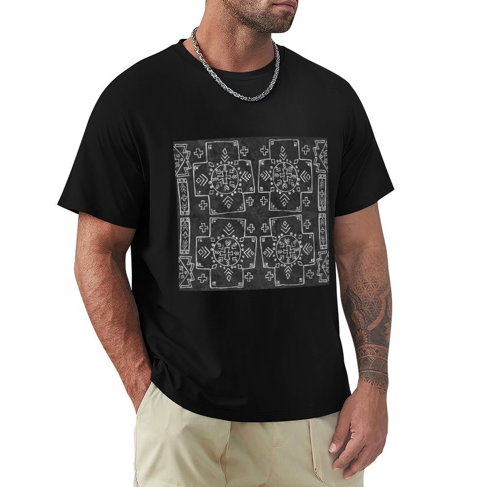 Mali stamme modderdoek, kruis  - Mudcloth Print Top recensie en prijs