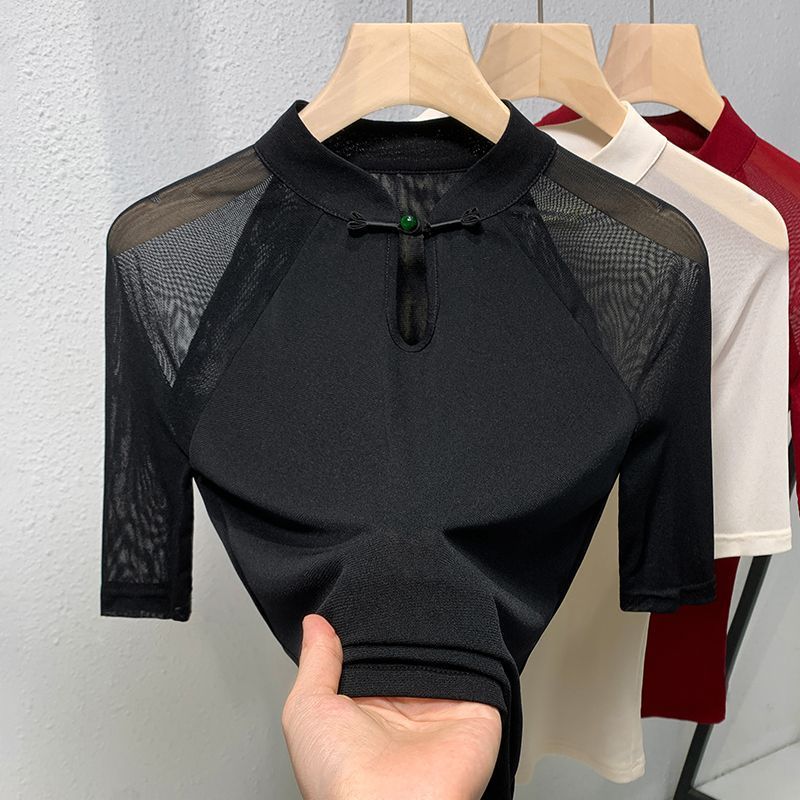 Etnische stijl mesh T-shirt me - Ethnic Chic Fashion recensie en prijs