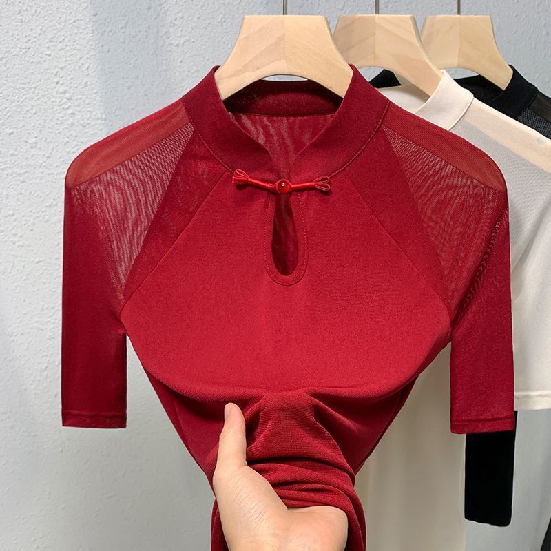 Etnische stijl mesh T-shirt me - Ethnic Chic Fashion recensie en prijs
