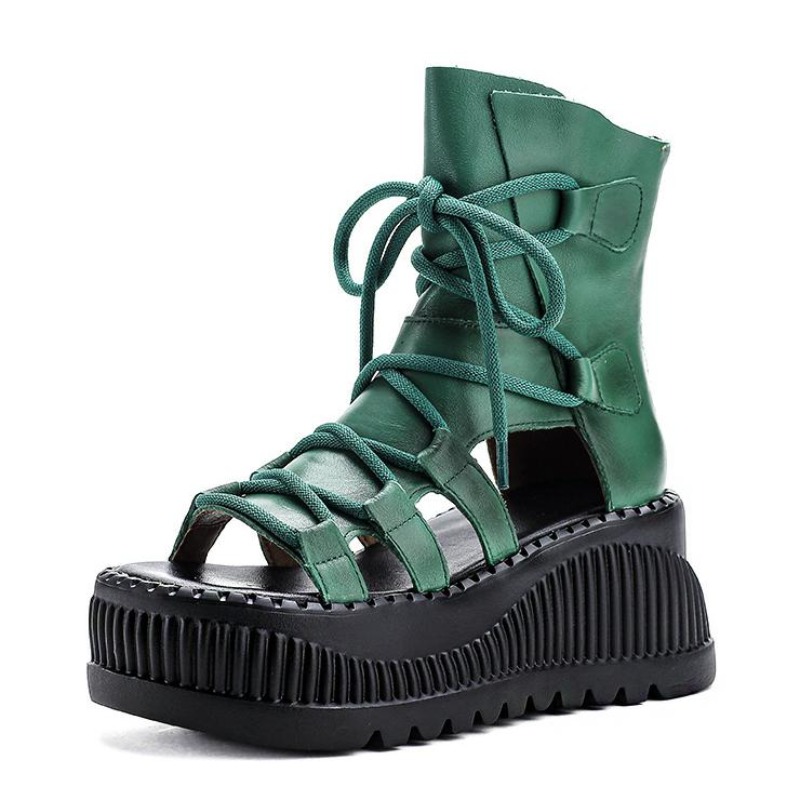 8CM Etnische Koe Lederen Enkel - Ethnic Fashion In recensie en prijs