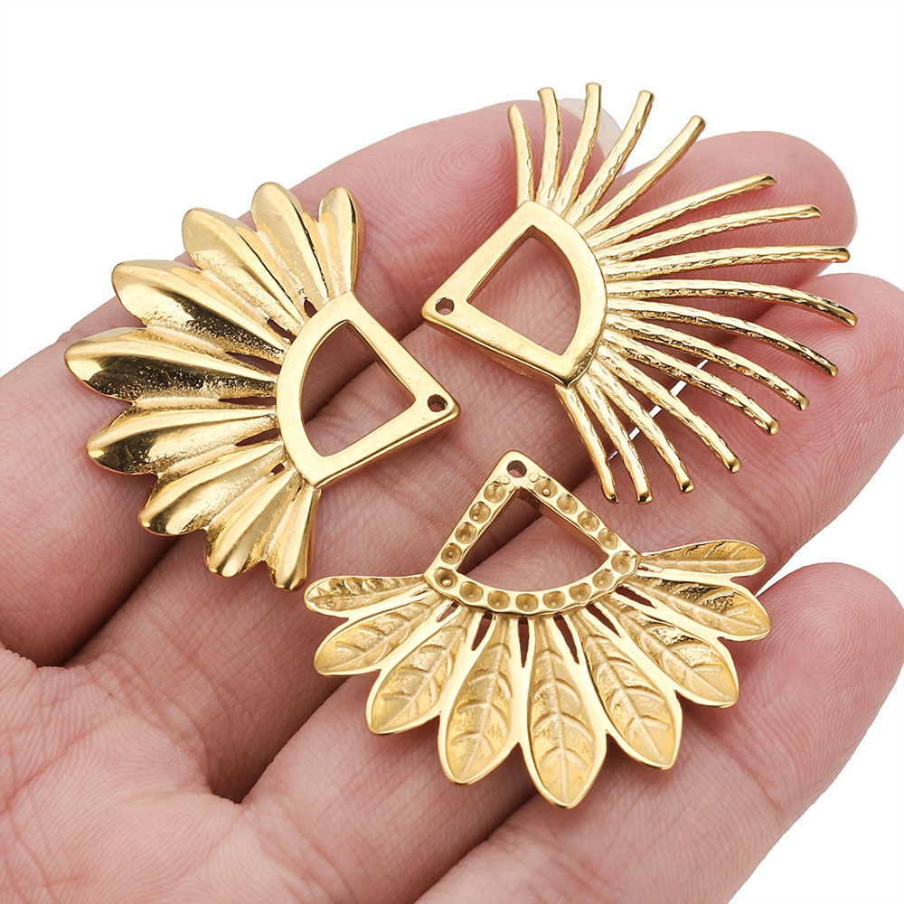 2 stuks roestvrijstalen waaier - Ethnic Fashion Jewellery recensie en prijs