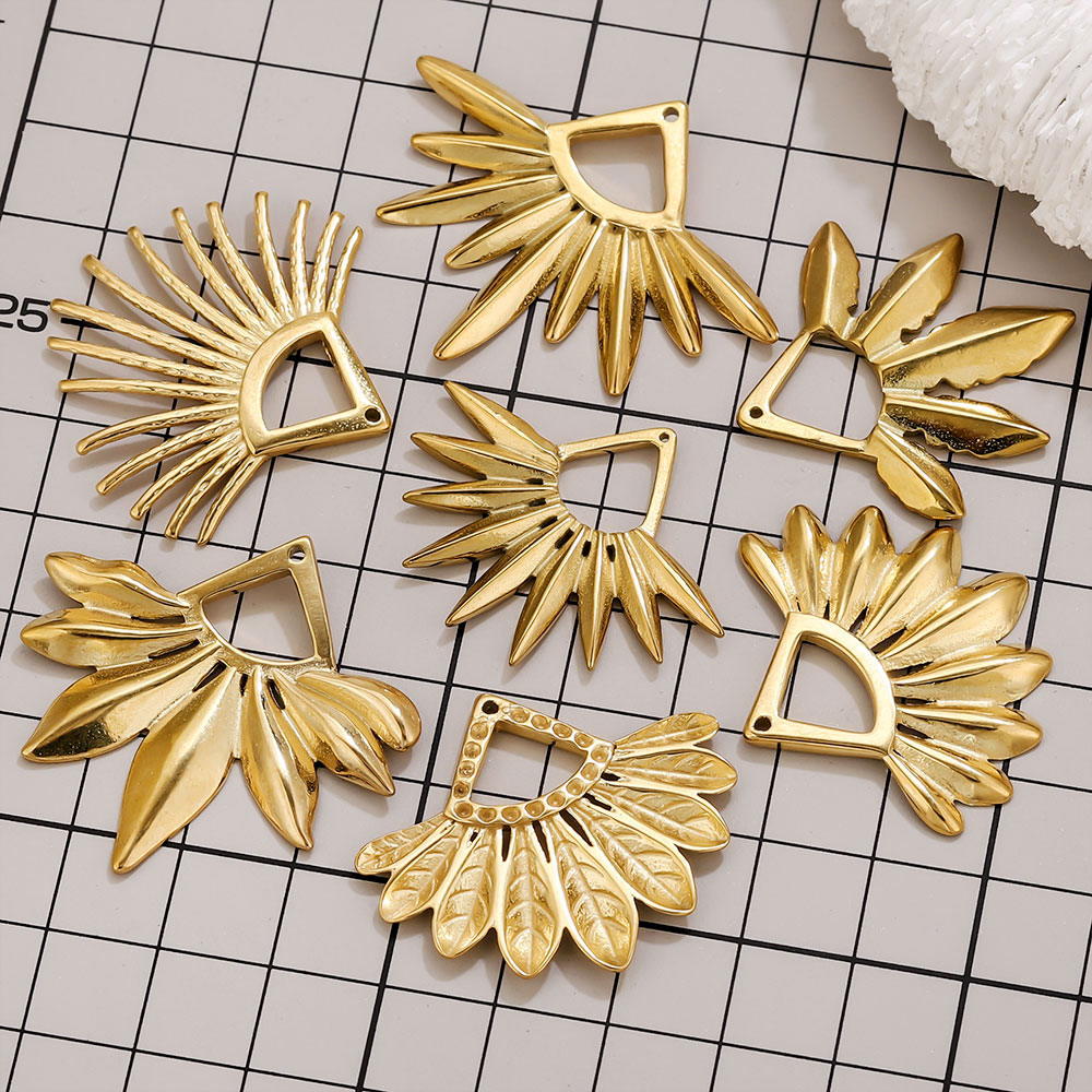 2 stuks roestvrijstalen waaier - Ethnic Fashion Jewellery recensie en prijs