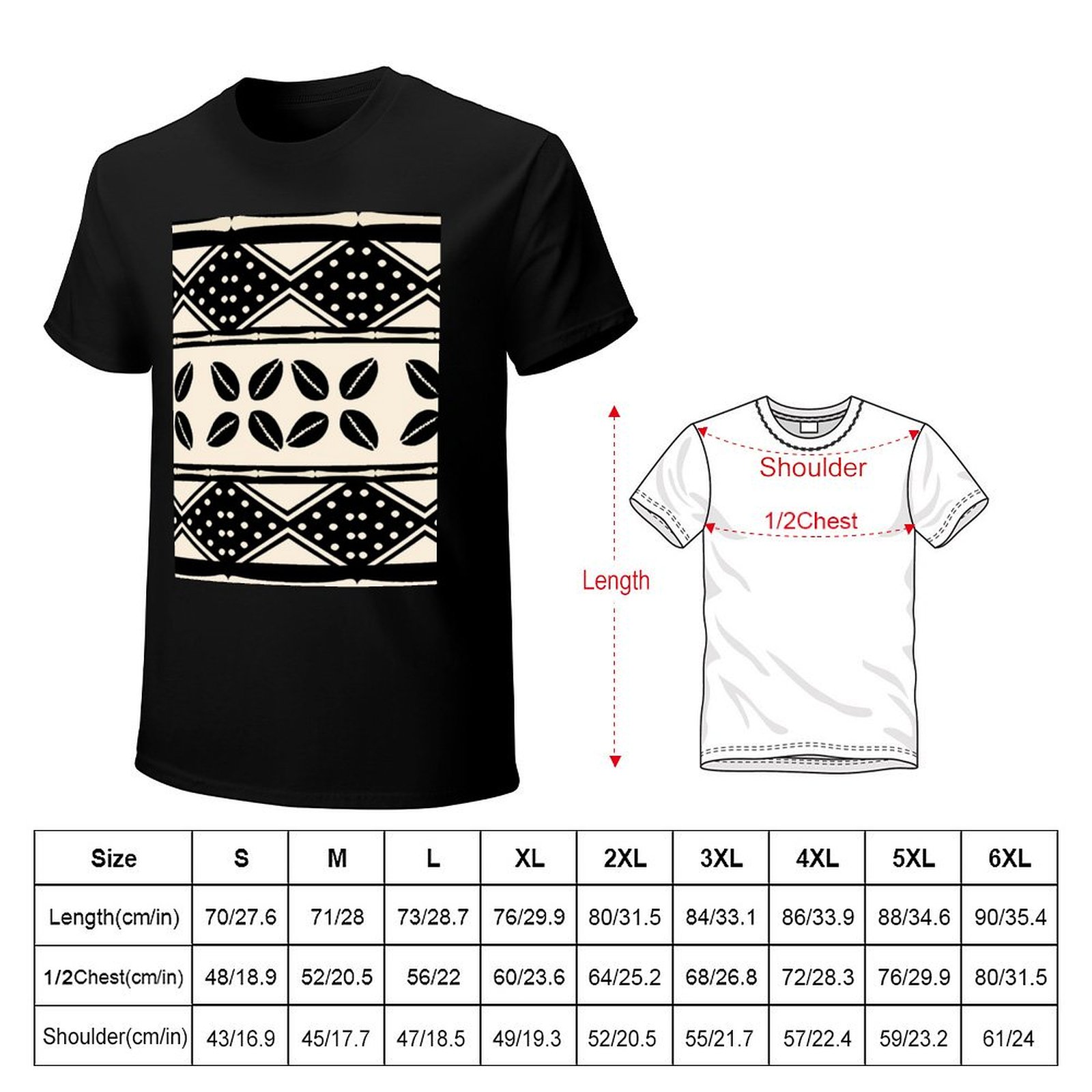 Afrikaans abstract modderdoekp - Mudcloth Print Top recensie en prijs
