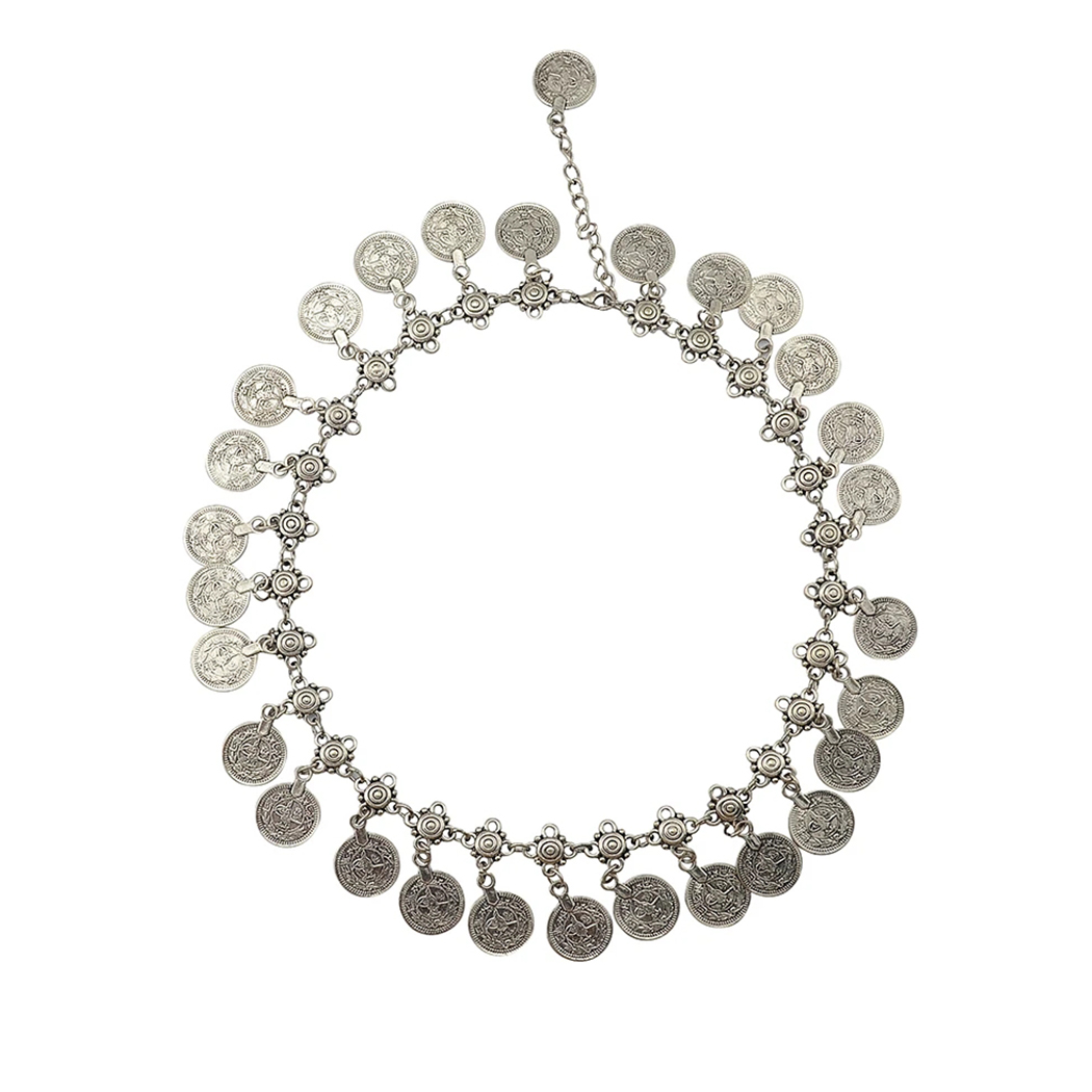 Multi-stijl vintage munt choke - Ethnic Fashion Pakistan recensie en prijs