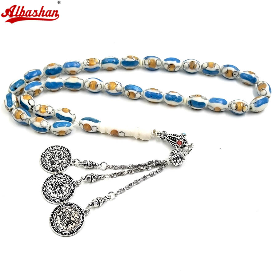 Kamelenbot Tasbih met blauwe l - Ethnic Fashion Online recensie en prijs