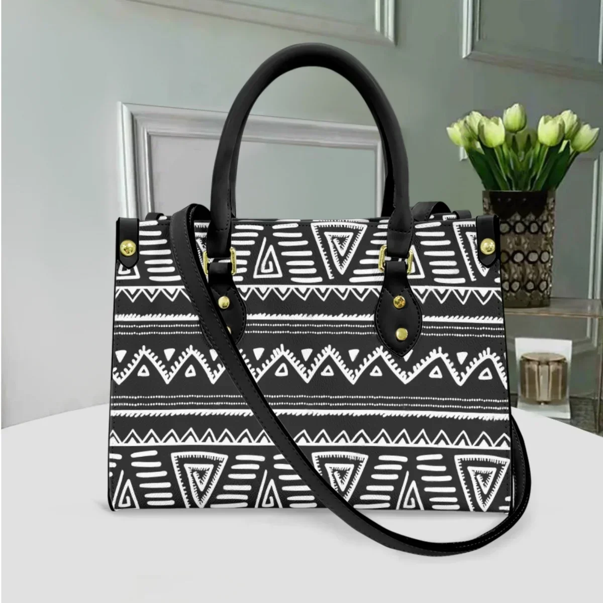 Vintage etnische PU lederen sc - Ethnic Chic Fashion recensie en prijs