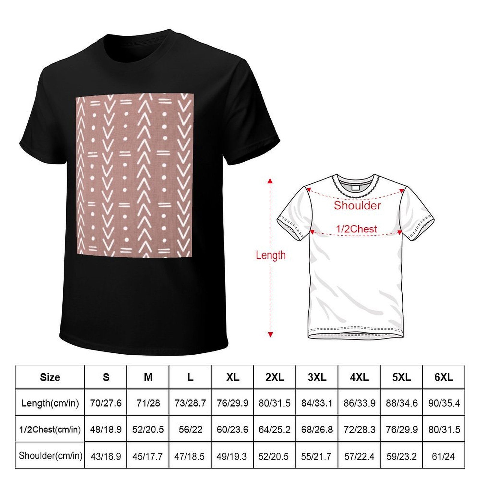 Mudcloth Wit T-shirt met geome - Mudcloth Print Top recensie en prijs