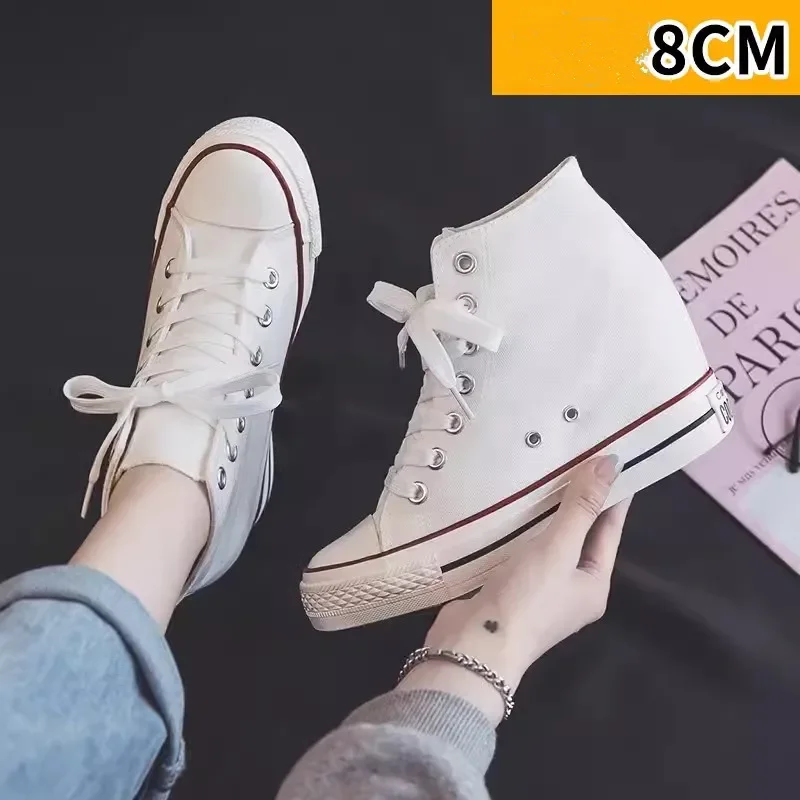 Hoge 8 cm Platform Canvas Scho - Ethnic Modern Fashion recensie en prijs