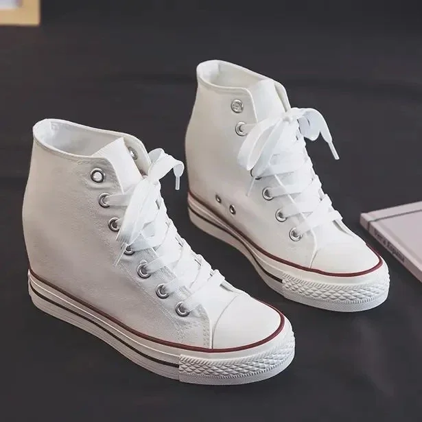 Hoge 8 cm Platform Canvas Scho - Ethnic Modern Fashion recensie en prijs
