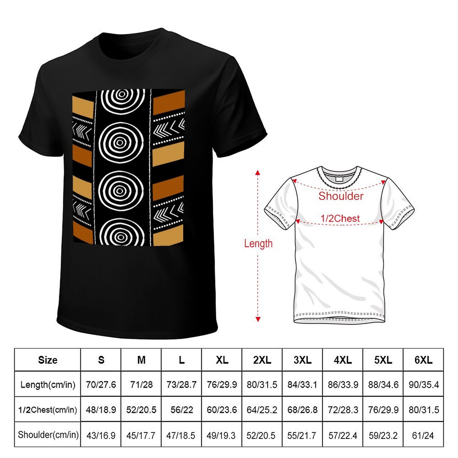 Afrikaans modderdoek kunstwerk - Mudcloth Print Top recensie en prijs
