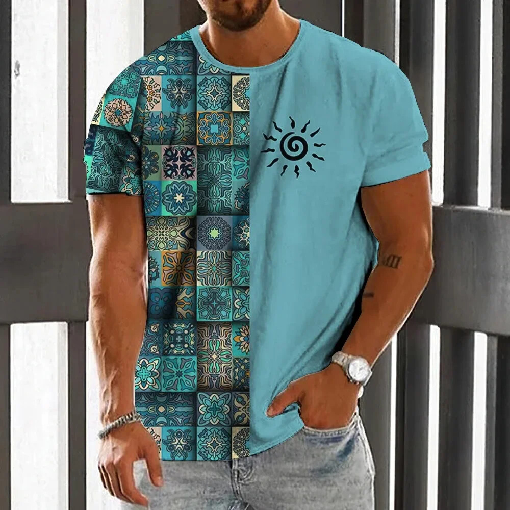 Vintage Etnische Stijl Heren T - Men'S Ethnic Fashion Trends recensie en prijs