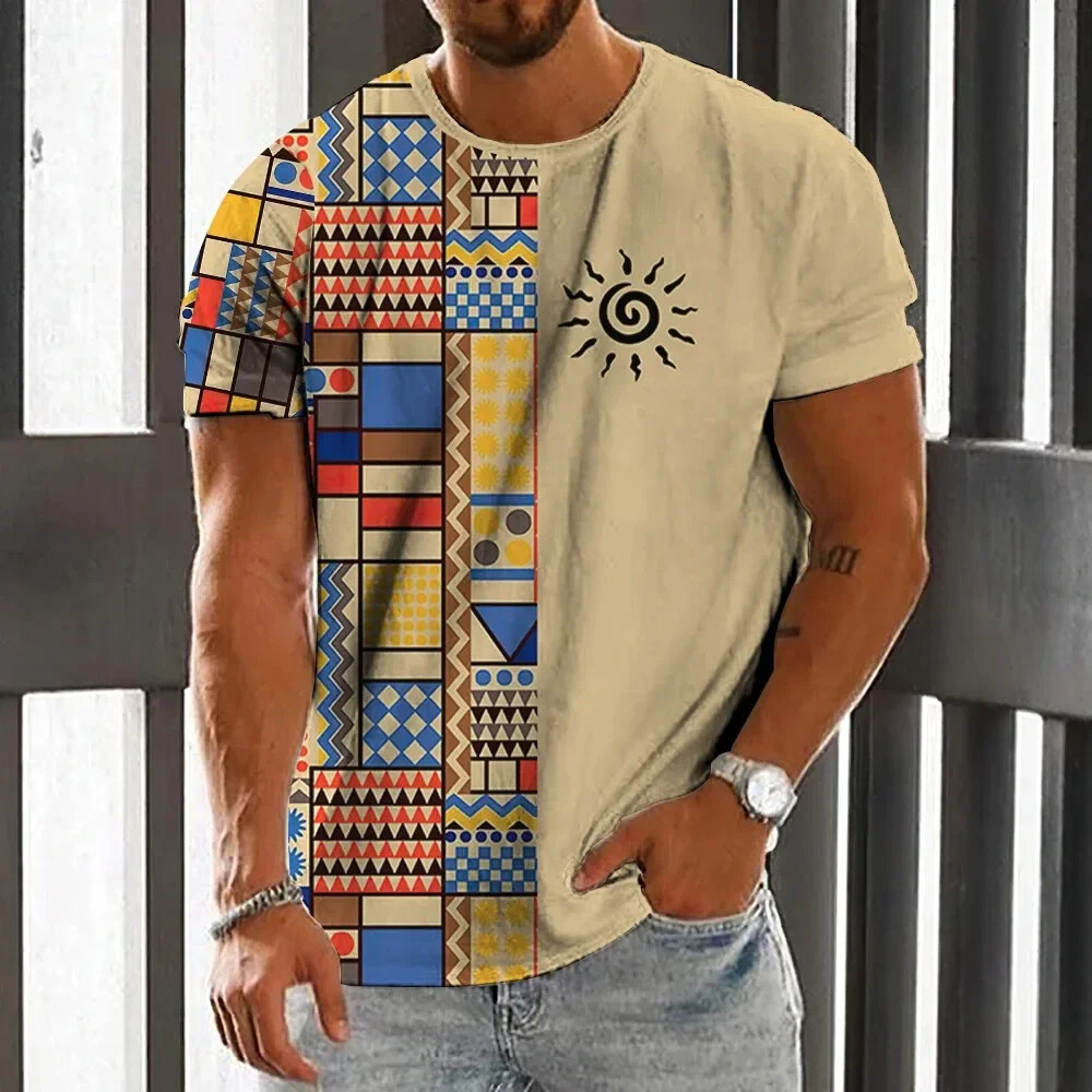 Vintage Etnische Stijl Heren T - Men'S Ethnic Fashion Trends recensie en prijs