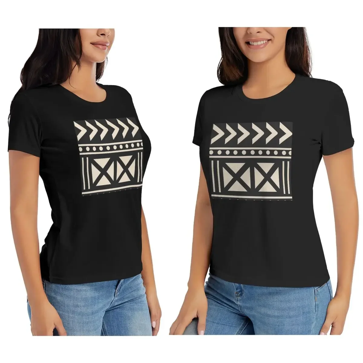 Dames T-shirt Afrikaanse modde - Mudcloth Print Top recensie en prijs