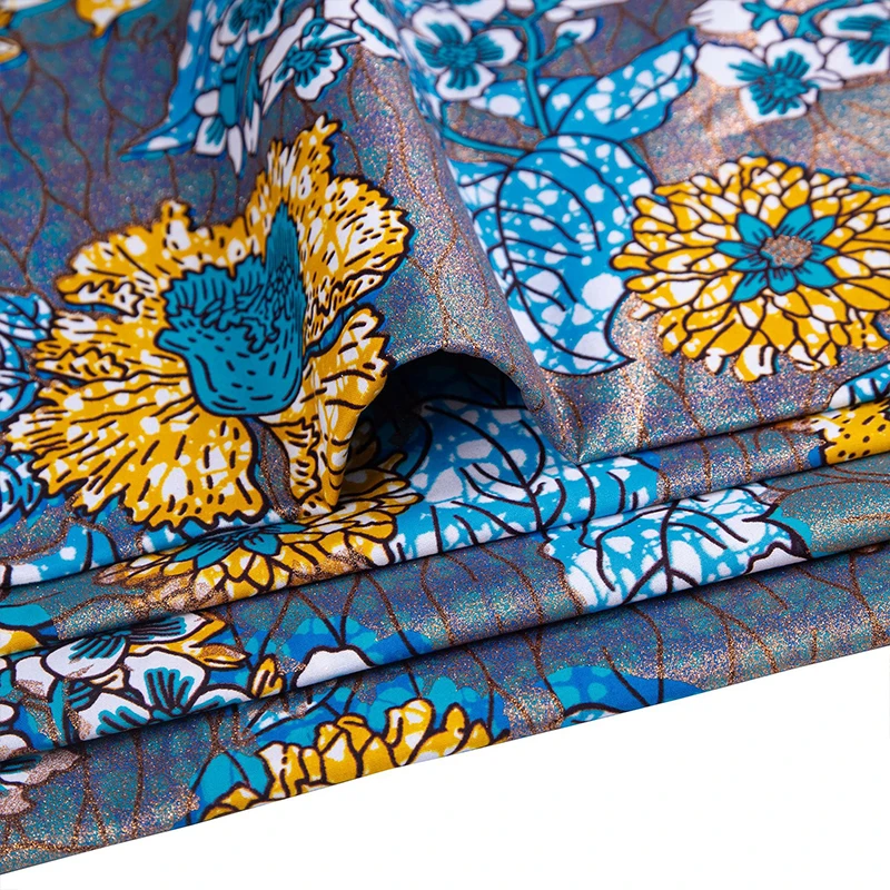 Katoenen Afrikaanse Flash Gold - African Ankara Print recensie en prijs