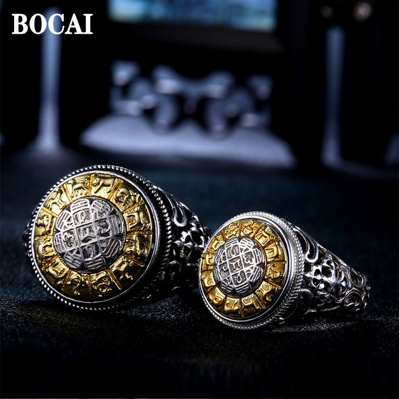 BOCAI Nieuwe S925 Zilver Exagg - Men'S Ethnic Fashion Trends recensie en prijs