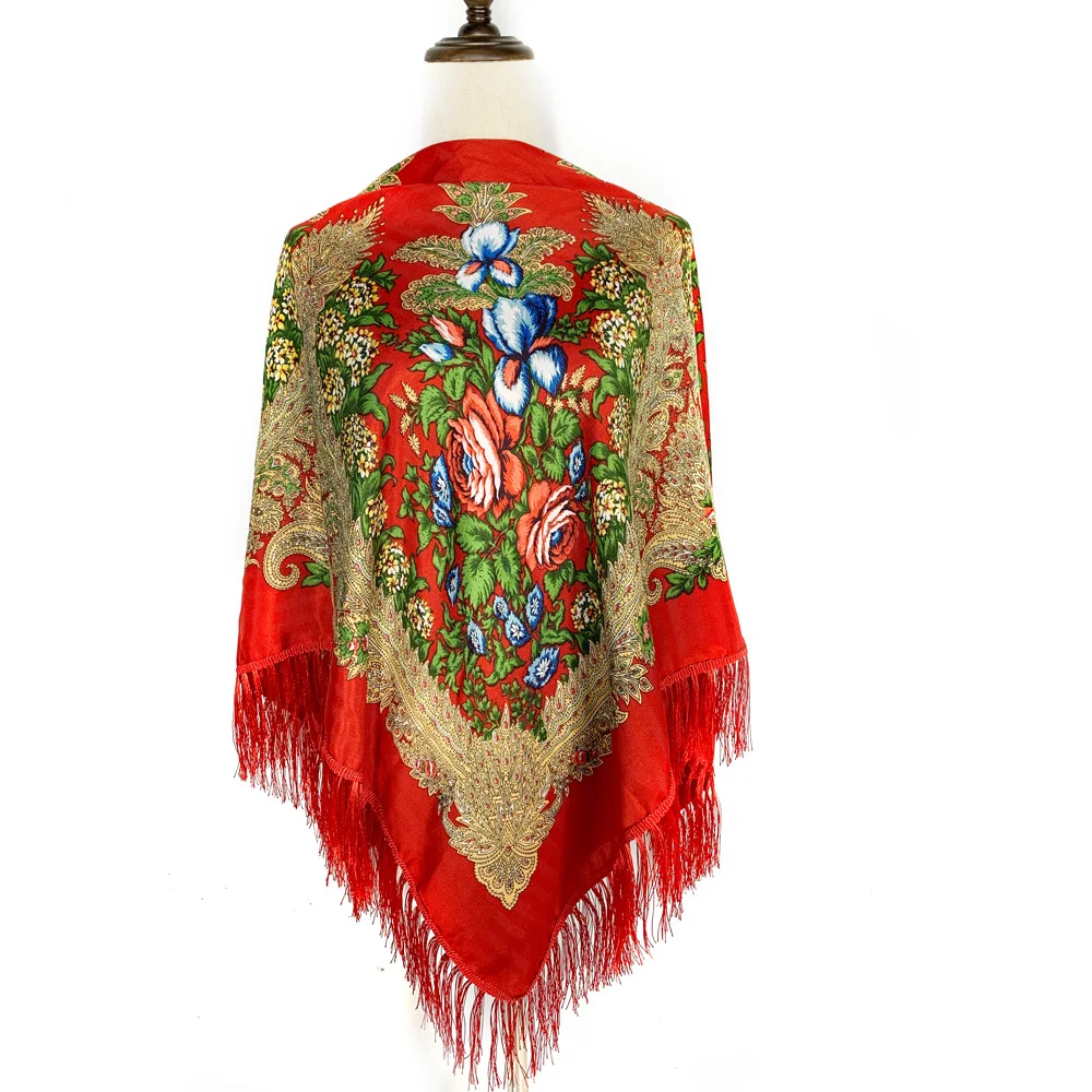 130*130 cm Etnische Stijl Russ - Winter Ethnic Fashion For Women recensie en prijs