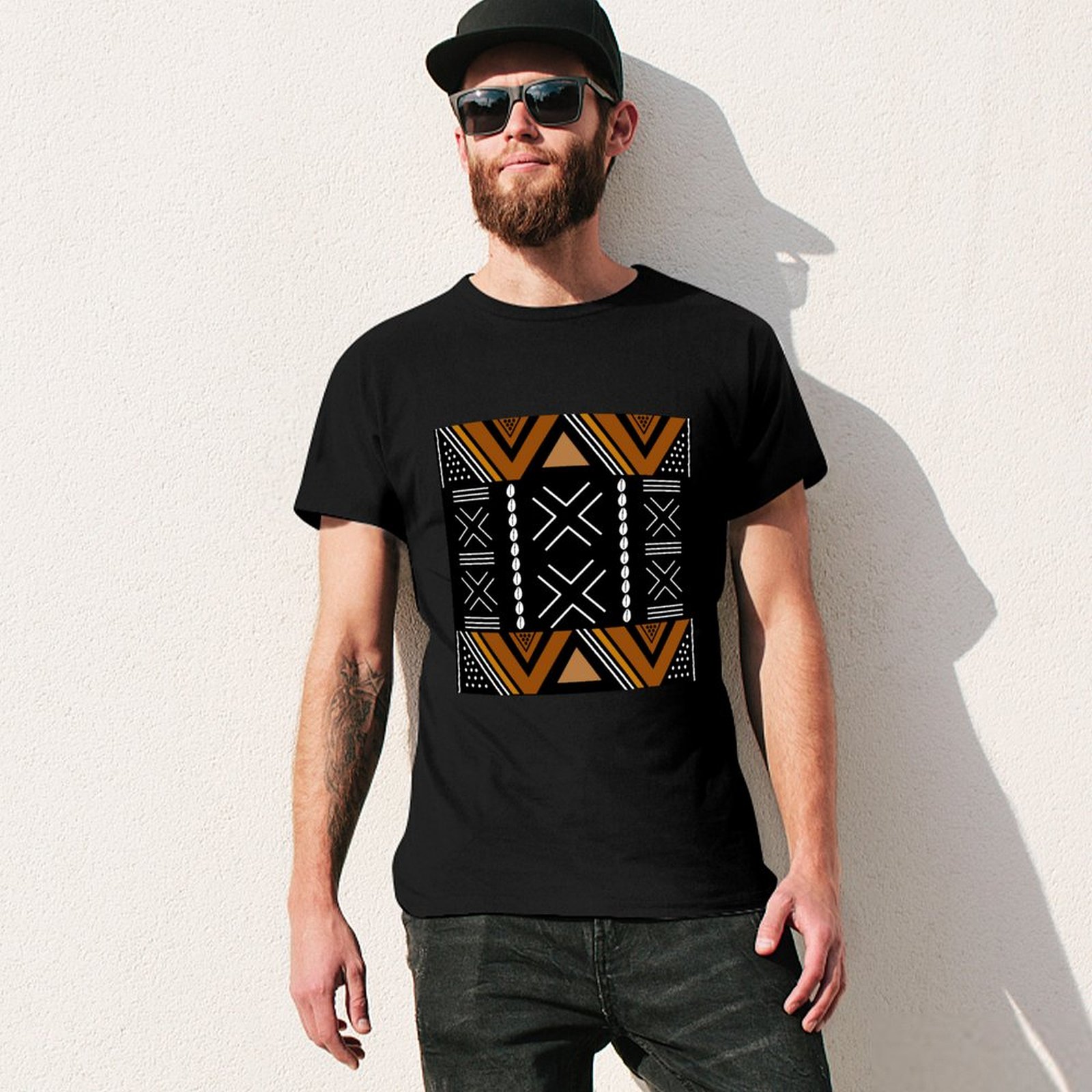 Afrikaans modderdoek Bogolan d - Mudcloth Print Top recensie en prijs