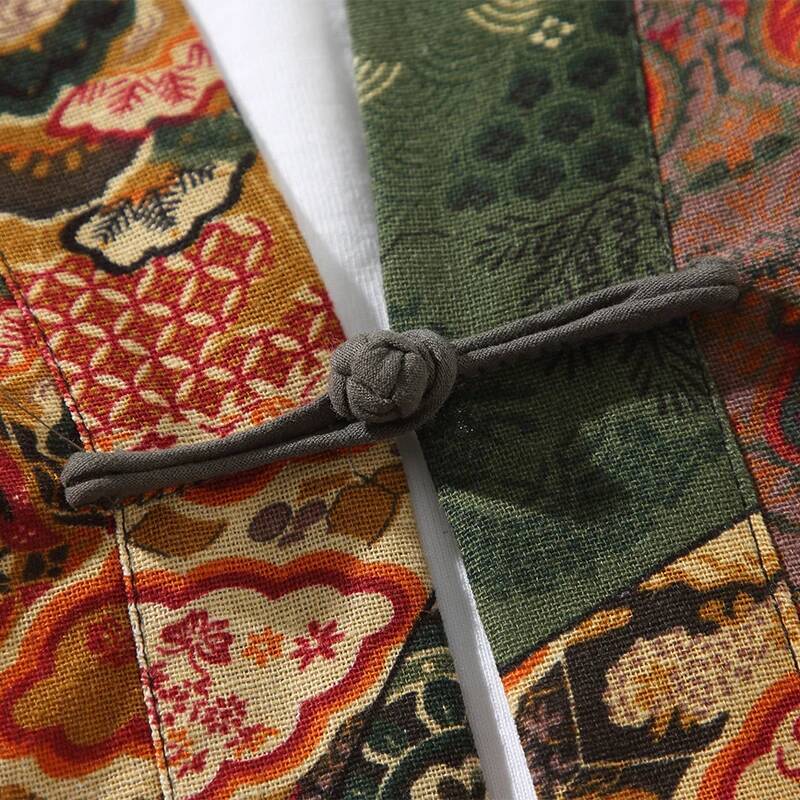 Etnische stijl print yukata ma - Ethnic Fashion In recensie en prijs